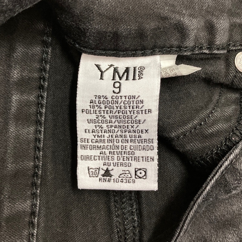 YMI High Rise Black Skinny Jeans Womens Size 9 - Picture 8 of 8